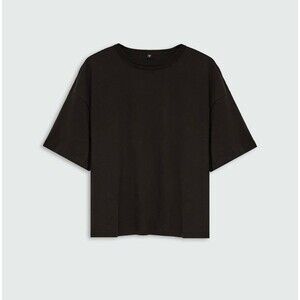Ananke Fate Heavyweight Cropped Tee Black Large L